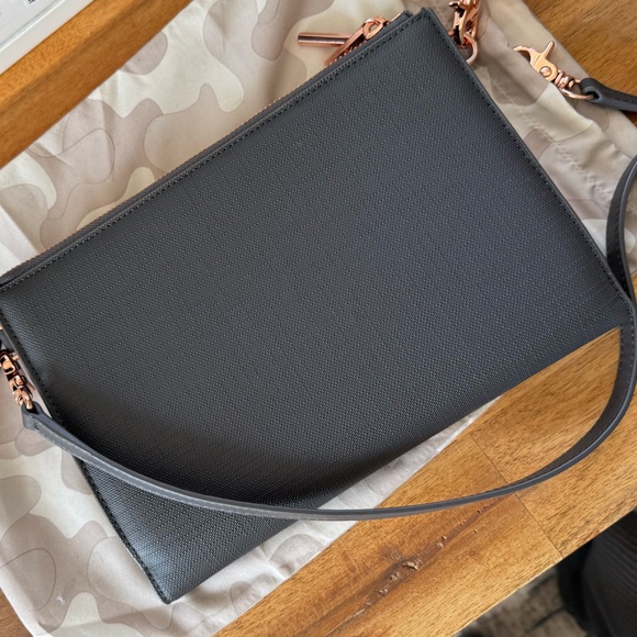 Never used. Brand new with tags Dagne Dover wallet clutch in Graphite colour. - Picture 3 of 7